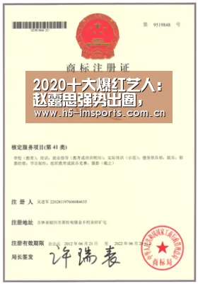 2020十大爆红艺人:赵露思强势出圈,刘雨昕是爱豆界的希望:im体育投注(图1) im体育官网